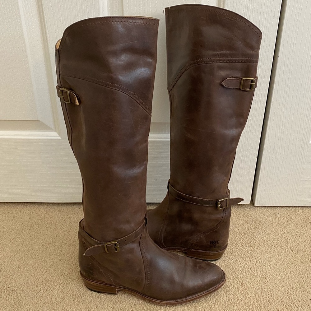Frye Phillip Leather Riding Boot, Size 10